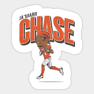 Ja'marr Chase Caricature Sticker